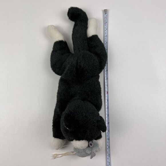 DAKIN APPLAUSE Cat Mouse Hand Puppet Full Body Plush w Sound VTG WORKS 20 in - Picture 8 of 8